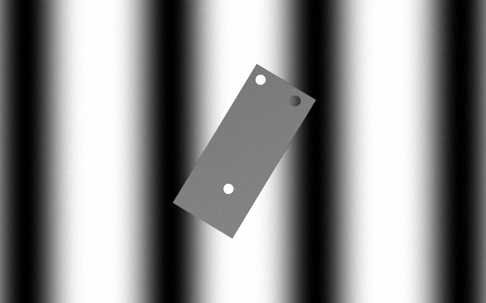 Prüfbild des Bohrvorgangs